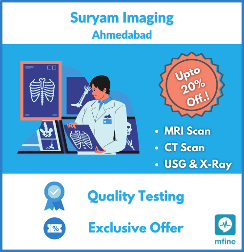 Suryam Diagnostics Scans Cost Ahmedabad - mfine