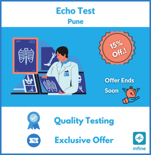 Avail 15% off on Echo test cost in Pune