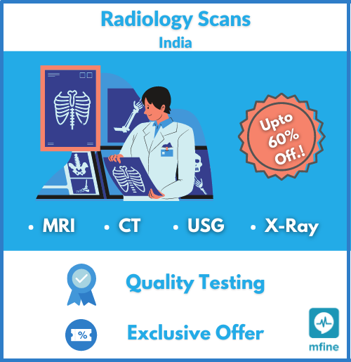 60% Off on Radiology Scans in India