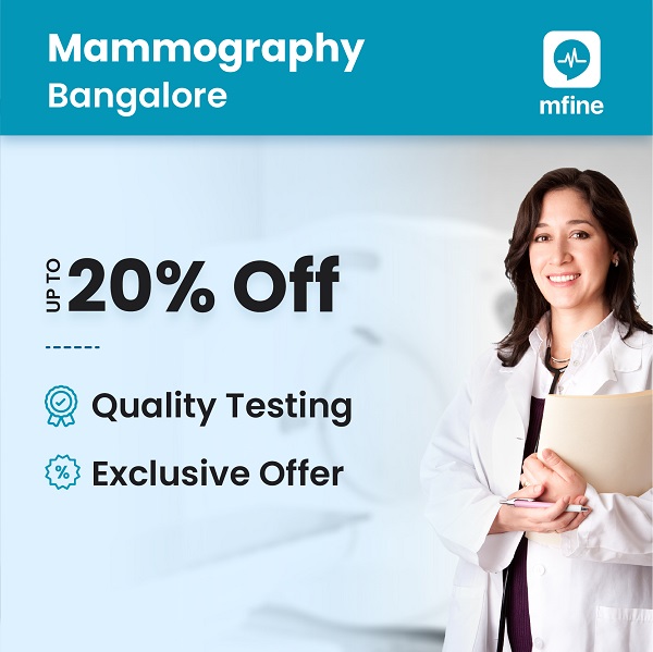 Lowest Mammography scan cost in Bangalore!