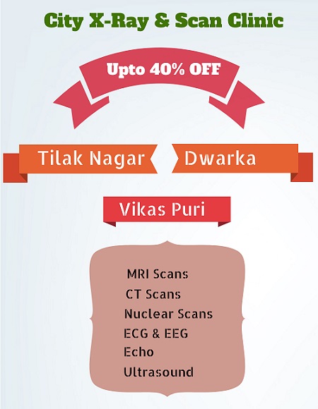 Get Upto 40 Off At City X Ray Centres At Tilak Nagar Dwarka More