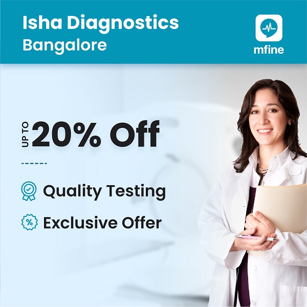 20% off at Isha Diagnostics, Bangalore